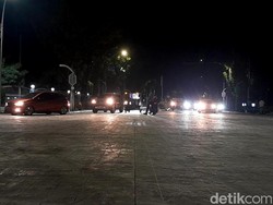 Suasana Jalan Keramik Sudirman Medan yang Dibuka Malam Ini