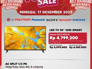 Serbu! AC Split 1/2 PK Transmart Full Day Sale Diskon Sampai Rp 1,5 juta