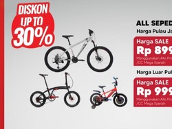 Serbu! Semua Sepeda Diskon Gede di Transmart Full Day Sale