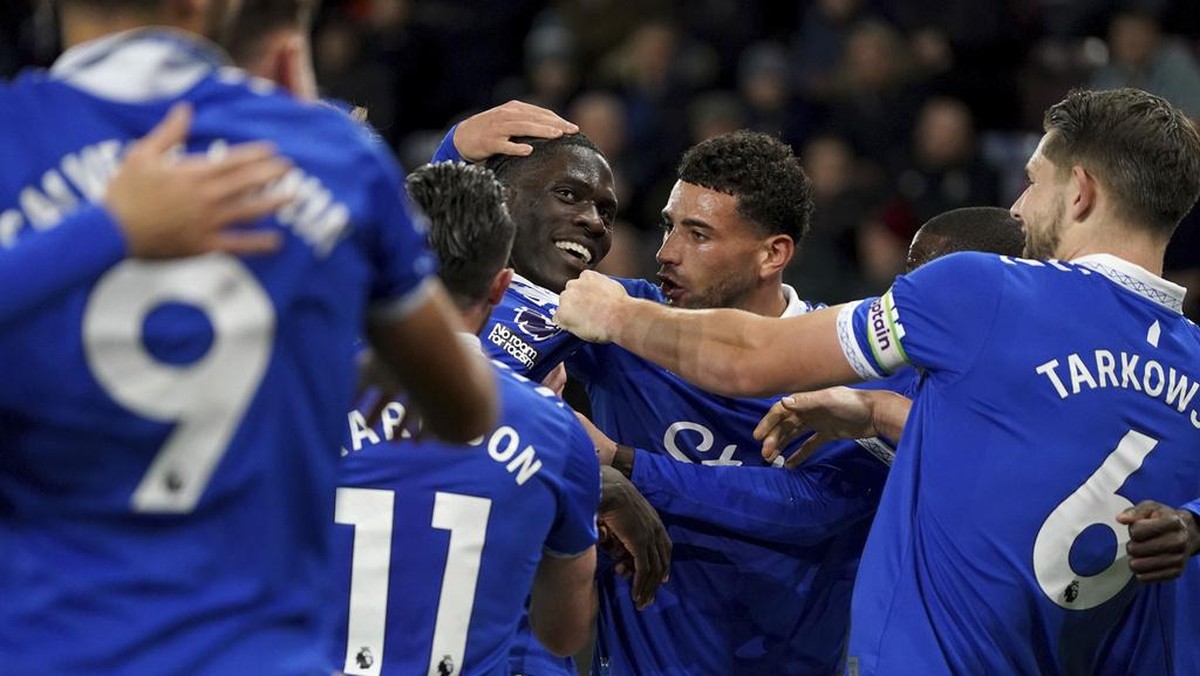 Sanksi Everton kena korting. (Foto: AP/Nick Potts)
