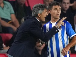 Gelandang bertahan Real Sociedad Martin Zubimendi juga dikabarkan masuk dalam pantauan PSG. Zubimendi punya klausul pelepasan 60 juta euro dan kabarnya juga intens dipantau Barcelona dan Bayern. Foto: AP