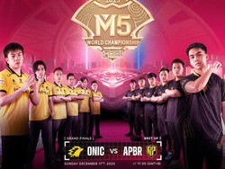 Jadwal Grand Final M5 2023 Hari Ini: Onic Vs AP Bren