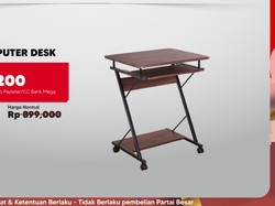 Murah Meriah! Meja Kerja di Transmart Full Day Sale Cuma Rp 400 Ribuan