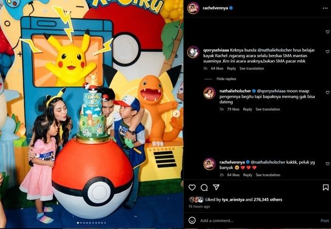 Nathalie Holscher dibandingkan dengan Rachel Vennya