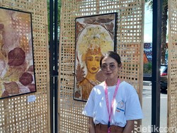 Mahasiswa UNS Pamerkan 30 Karya Ecoprint di Solo Art Market