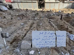 Penampakan Jalanan di Gaza Jadi Kuburan Massal Darurat Usai Serangan Israel