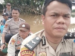 Polisi Susuri Sarang Buaya Sosialisasi Pemilu Daerah Rawan Konflik di Rohil
