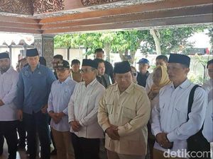 Jawaban Prabowo saat Ditanya soal Marhaenisme Usai ke Makam Bung Karno