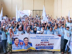 UMKM Millenial di Jabar Gabung Gaspoll Bro, Dukung Prabowo-Gibran Satu Putaran