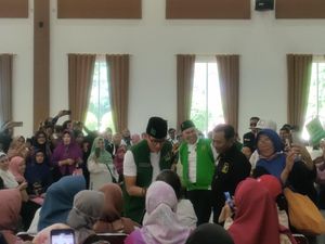 Kampanye di Tapos Depok, Sandiaga Serukan PPP Partai Penjaga Pasar