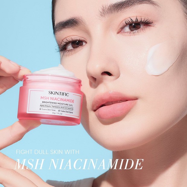 SKINTIFIC MSH Niacinamide Brightening Moisturizer Gel/Foto: instagram.com/skintificid SKINTIFIC MSH Niacinamide Brightening Moisturizer Gel