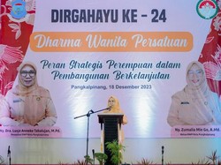 Pj Walkot Pangkalpinang Ajak Tingkatkan Kemampuan-Keterampilan Anggota DWP