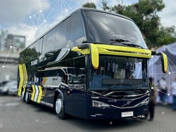 Bus Tingkat Damri Resmi Beroperasi, Segini Harga Tiketnya