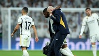 Selain itu, David Alaba masih pemulihan cedera ACL sejak Desember 2023, Brahim Diaz alami cedera hamstring, Dani Ceballos alami cedera pergelangan kaki (Reuters)
