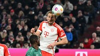 Harry Kane. Dengan 51 gol, striker Inggris yang membela Bayern Munich di Jerman ini adalah pemain tersubur di tahun 2023. Foto: REUTERS/ANGELIKA WARMUTH
