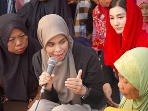 Atikoh Beberkan Program KTP Sakti Ganjar-Mahfud di Desa Winong Trenggalek