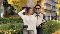 7 Foto Jefri Nichol Liburan Bareng Maria Theodore ke Jepang, Pamer Kemesraan