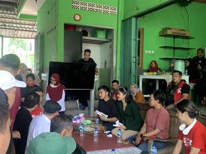 Ditemani Erina, Kaesang Temui Relawan Alap-alap Jokowi di Semarang