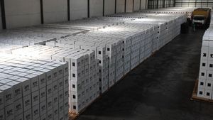 Intip Gudang Logistik Pemilu 2024 di Surabaya