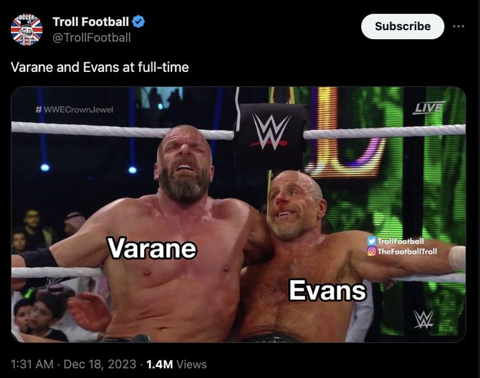 meme liverpool vs manchester united