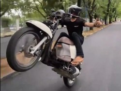 Aksi Pemuda Freestyle di Area Kantor Bupati Maros Berujung Ditilang