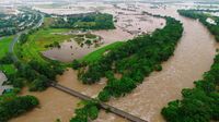 Potret Udara Saat Banjir Menerjang Queensland Australia