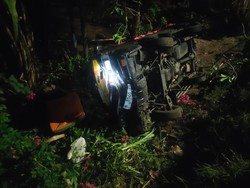 Pikap dan Motor Kecelakaan di Jalan Denpasar-Gilimanuk, 3 Orang Terluka