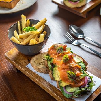 Salmon Avocado Sandwich