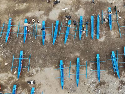 Penampakan Bantuan Perahu untuk Nelayan di Palu