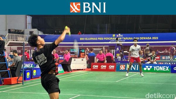 Potret Partai-partai Sengit di Arena Bulutangkis BNI Kejurnas 2023