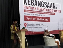 Dialog dengan Kiai se-Banten, Mahfud Janji Perhatikan Ustaz dan Marbot Masjid