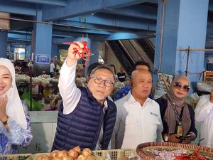 Zulhas Sumringah Harga Cabai di Semarang Turun, Rp 48 Ribu/Kg