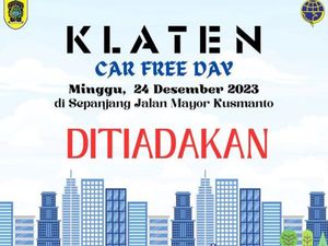 CFD di Jalan Mayor Kusmanto Klaten 24 dan 31 Desember Libur, Lur! CFD di Jalan Mayor Kusmanto Klaten 24 dan 31 Desember Libur, Lur!