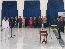 Bey Machmudin Lantik Pj Bupati Majalengka dan Subang