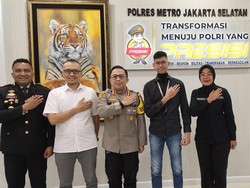 Temui Kapolres Jaksel, Sultan Korban Kabel Menjuntai Sampaikan Apresiasi
