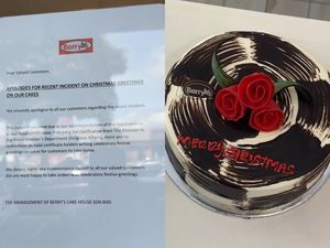 Salah Paham! Toko Roti Tolak Tulis Ucapan Selamat Natal pada Kue