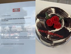 Salah Paham! Toko Roti Tolak Tulis Ucapan Selamat Natal pada Kue