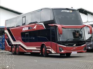 PO Agra Mas Luncurkan Bus Tingkat: Pakai Bodi Adiputro Terbaru, Sasisnya Volvo