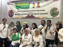 Fery Baswedan-Rustini Muhaimin Kampanyekan Visi-Misi AMIN Pro Perempuan