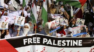 Free Palestine Bergema di Pakistan