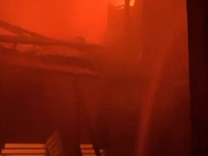 Penampakan Kebakaran di Permukiman Palmerah