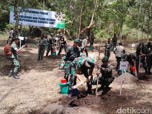 Selain di Gunung Lawu, TNI Juga Hijaukan Mongkrang dan Bukit Gumeng Selain di Gunung Lawu, TNI Juga Hijaukan Mongkrang dan Bukit Gumeng