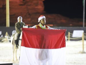 Indonesia Raih Peringkat 3 di Piala Dunia Panahan Berkuda 2023
