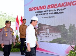 Gas Terus! Jokowi Groundbreaking RS hingga Superblok di IKN