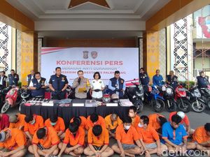 Selama 3 Pekan, Polrestabes Palembang Sikat 32 Pelaku Curanmor