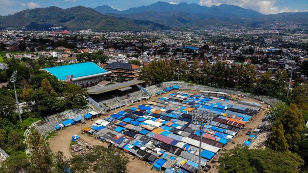 Seribuan PKL di Batu Jatim Direlokasi ke Stadion Gelora Brantas