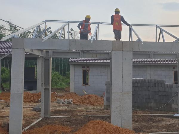 Melihat Wujud Rumah Tahan Gempa buat Tukang Becak Cs di Prabumulih