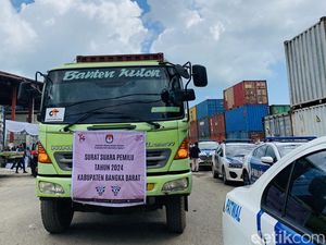 Distribusi 5,4 Juta Surat Suara di Babel Dikawal Ketat Polisi