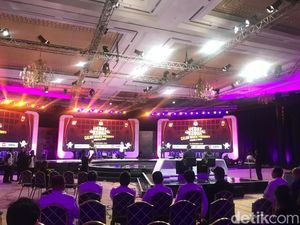 Begini Suasana Gladi Bersih Jelang Debat Cawapres di JCC Besok Begini Suasana Gladi Bersih Jelang Debat Cawapres di JCC Besok