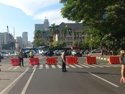 Ada Demo Buruh, Lalin di Patung Kuda Arah Merdeka Barat Jakpus Dialihkan